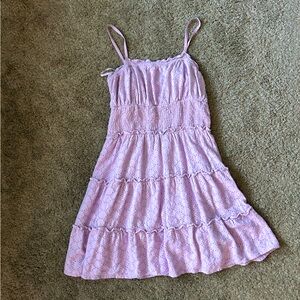 Womens large purple sleeveless dress